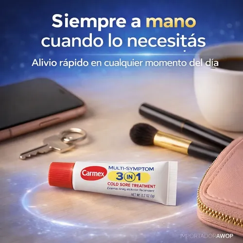 Carmex Bálsamo Labial Herpes Alivio Original Usa 15spf