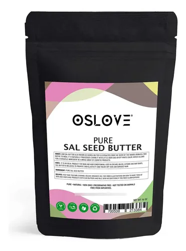 Manteca De Sal Oslove Organics, 1 Libra, Cuidado Corporal 100% Pu