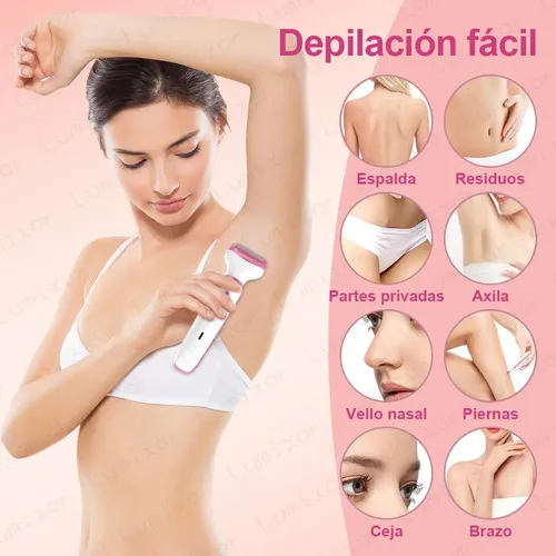 Depiladora Para Bikini Mujer 3 En 1 Recargable Portátil Electrica Rasuradora Húmeda o Seca ENCHEN MEX-ENCHEN-A2-PINK rosa