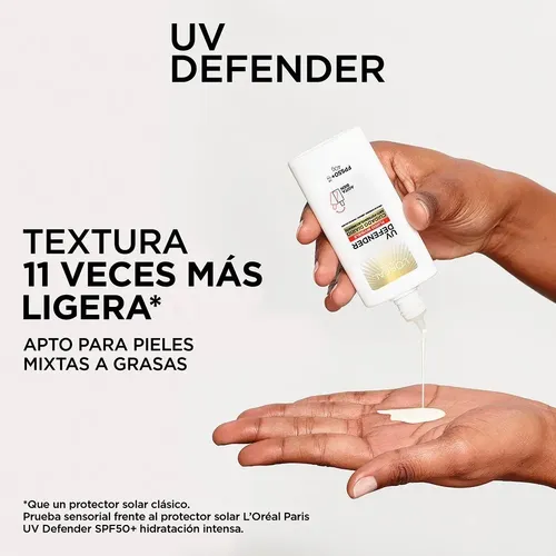 Protector Solar Loreal Paris Fps50+ Uv Defender Fluido 40gr
