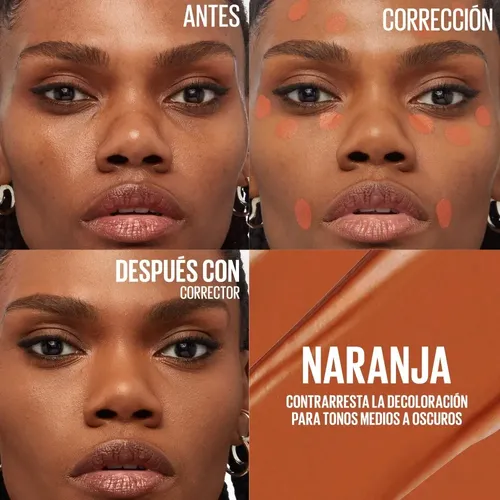 Corrector de Color Maybelline Instant Age Rewind, Tono Naranja