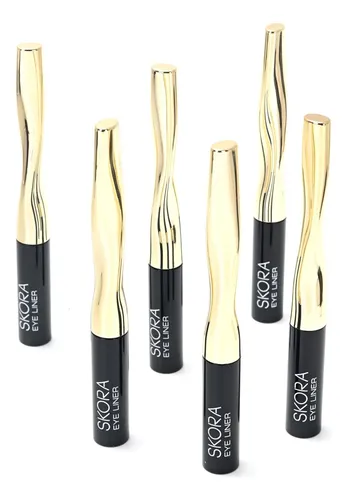Delineador De Ojos Liquido Pluma Maquillaje Deluxe Skora