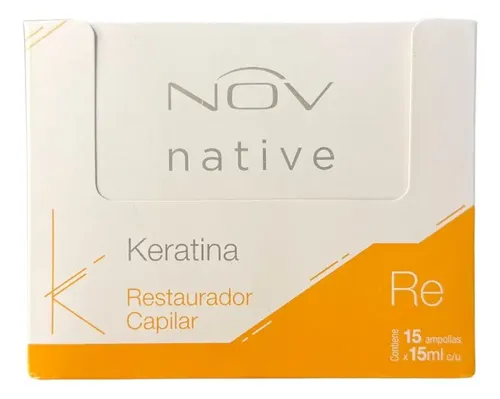 Ampollas Nov Capilar Keratina Hidrolizada Profesional X12