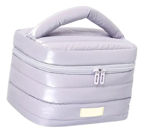 Bolsa De Viaje Grande Para Cosméticos, Color Morado