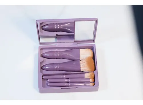 Set Portátil De Brochas De Maquillaje De Viaje, 5 Piezas, Mi