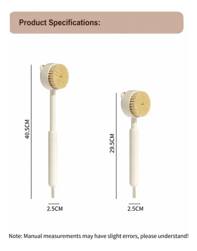 Cepillo Corporal 2 En 1 Para Limpieza Profunda Y Exfoliante