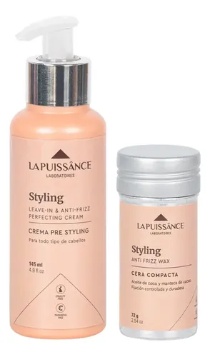 La Puissance Styling Crema De Peinar + Cera Compacta – 3c