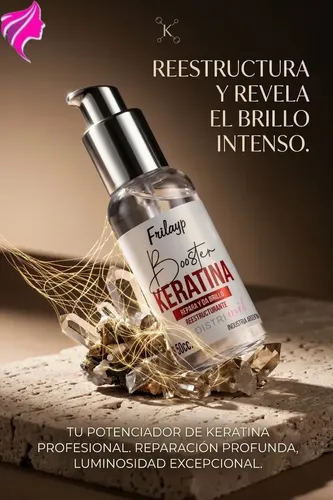 Pack Keratina Frilayp Linea Completa Nutricion Intensa Shampoo X370ml + Acond X370ml + Serum X50ml + Mascara X240g + Spray X190ml – Oleo Brillo Extraordinario Suavidad