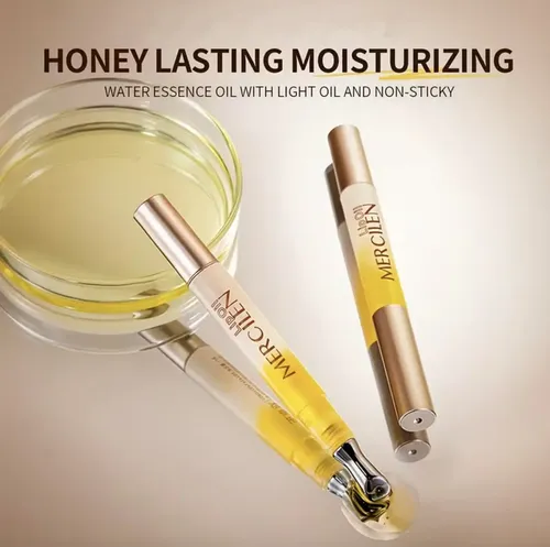 Aceite Labial Hidratante Mercilen Lip Oil Cordyceps Peptidos Evita Arrugas Lineas Nutre Mejora Apariencia Revitaliza Boca Skincare