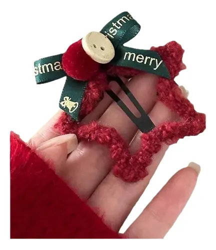 //hair Clips In The Shape Of A Plush Star And//