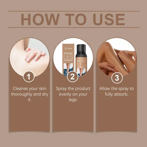 Autobronceadores Corporales, Maquillaje En Aerosol Con Aeróg