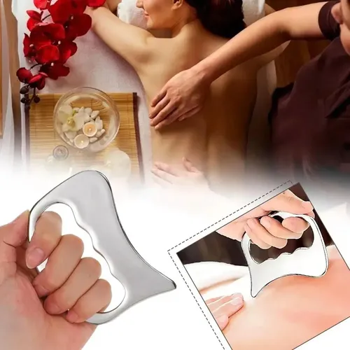 Tabla De Masaje Manual De Acero Inoxidable Gua Sha