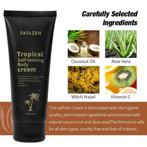 Crema Autobronceadora Tropical, Sin Daños Uv