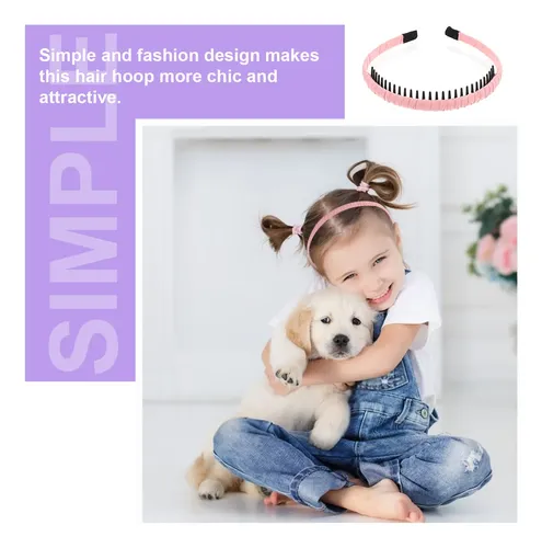 8pcs Stylish Teeth Comb Hair Hoop Hair Accessories For Girls Mixed