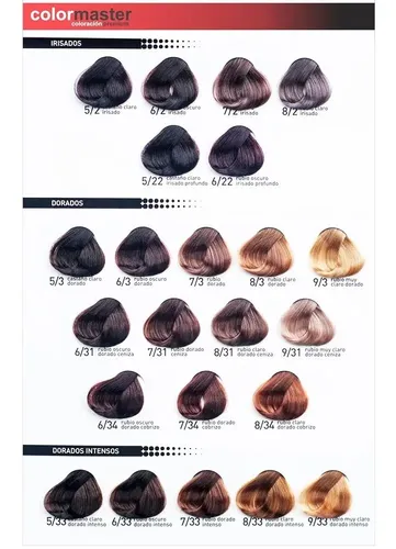 Set 12 Tinturas Coloracion Fidelite Color Master X 60 Gr