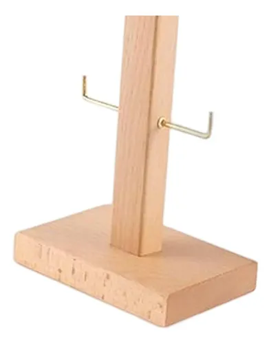 Soporte Para Diadema, Estante De Color De La Madera