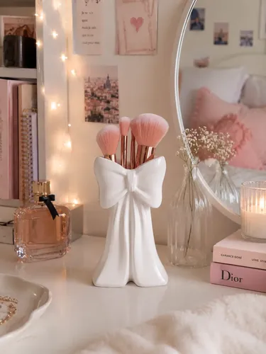 Moño Org P Brochas Estilo Moderno Glam