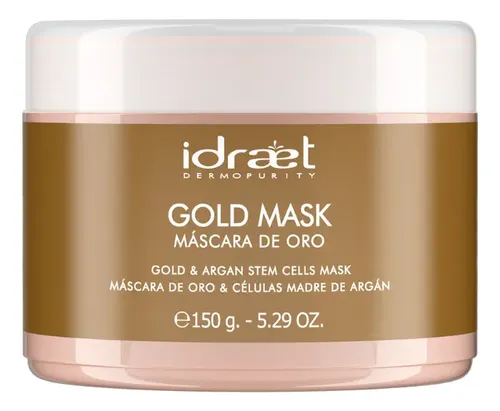 Idraet Gold Mascara Facial Oro Y Células Madre Argán 150g 3c