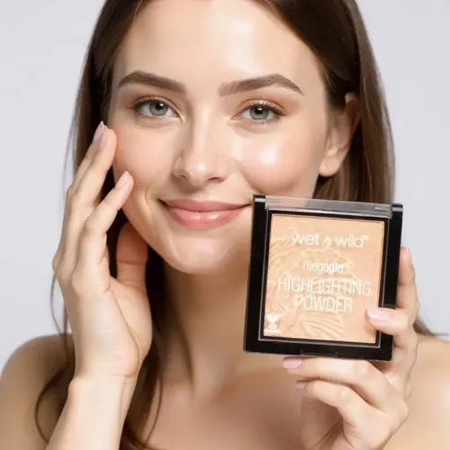 Polvo Iluminador Megaglo Wet N Wild Compacto Maquillaje Tono Del Maquillaje Precius Petals