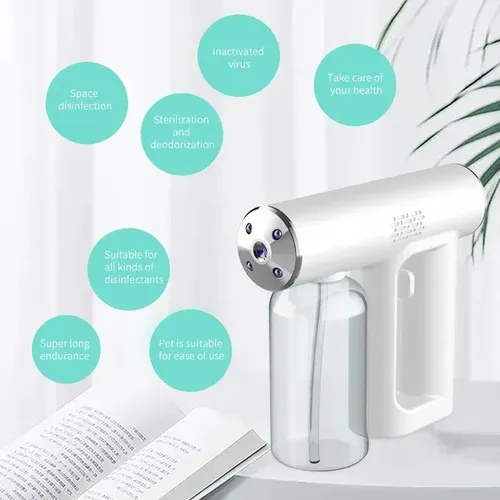 Pulverizador Inalámbrico Nano Steam Hair Hydration Pro Care