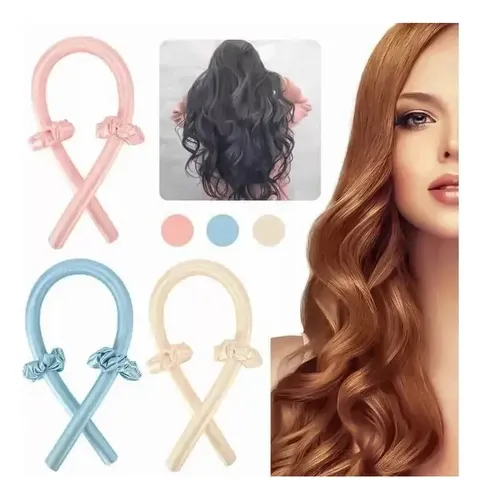 Aa Py Rizadores De Pelo Sin Calor Traje De 3 Colores