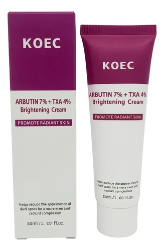 Crema Facial Koec Arbutina 7% + Txa 4% Despigmentante 50ml