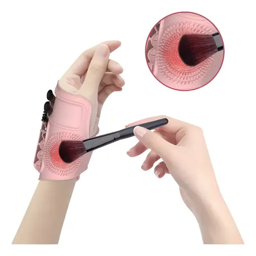 Accesorio De Maquillaje Profesional Porta Brochas Makeup Rosa