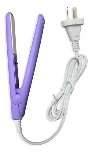 Planchita de Pelo Mini WIMPORT para Viaje y Flequillo con Estuche