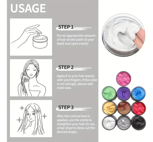 Tinte Semipermanente Blanco Suave Para Todo Tipo De Cabello
