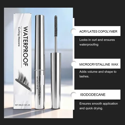 Máscara De Ondulação À Prova D'água, 4ml, 1 Unidade