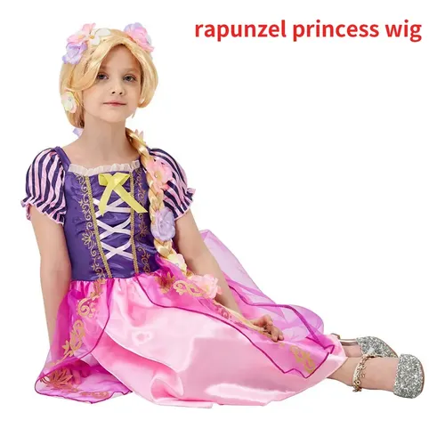 Peluca Trenzada De Rapunzel Encantada Peluca De Princesa Rap