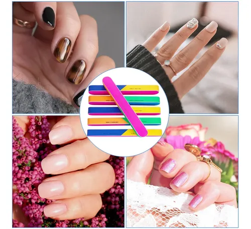Ahatopia Buffer 7 Vías 6 Piezas Para Uñas