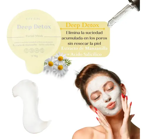 Mascarilla Facial En Crema Hidratante Limpiadora City Girl