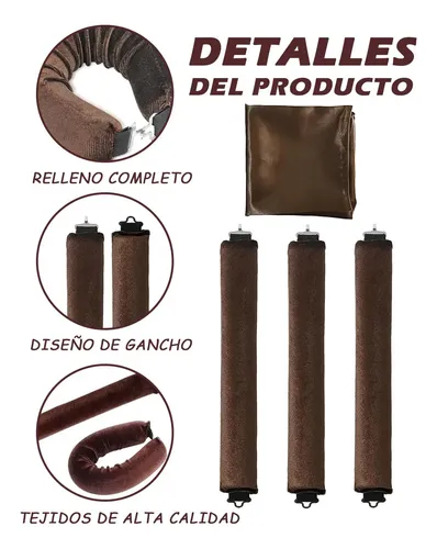 3 Piezas De Rizadores Sin Calor, Rizadores &ri