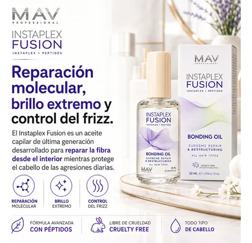 Serum Capilar Instaplex Fusion Mav Péptides Anti Frizz 30ml