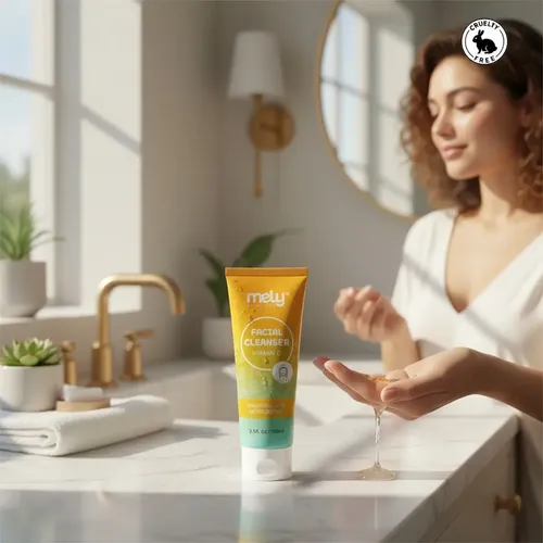 Limpiador Facial Extracto Vitamina C Piel Hidratada Luminosa