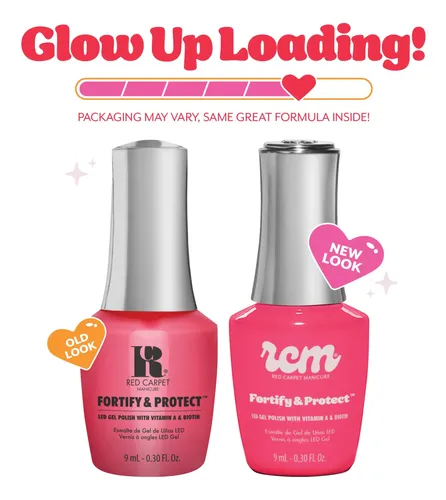 Capa Base De Gel Rc Red Carpet Manicure Fortify & Protect