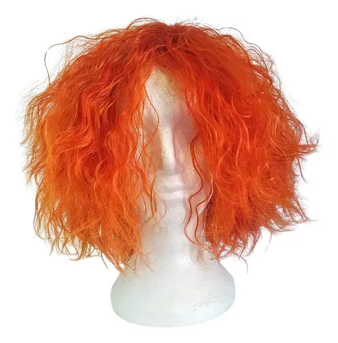 Peluca Naranja Para Disfraz De Cosplay De Alicia En El País