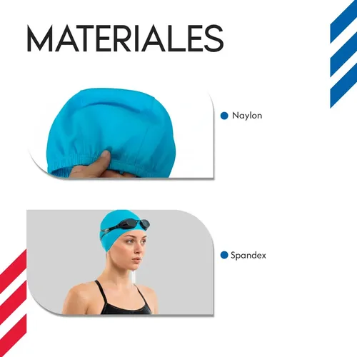 . Set 6 Gorros De Natación Unisex For Adultos Y Niños -yy