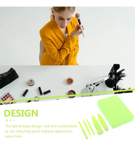 Set De Brochas De Maquillaje Mini Para Viaje, Mujer