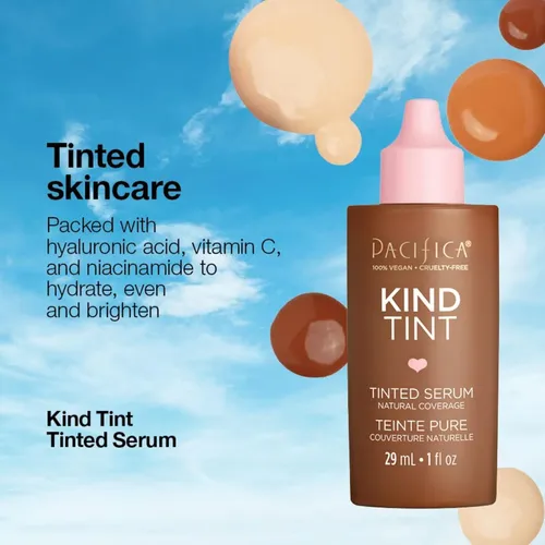 Base Hidratante Tintada Pacifica Kind Tint 15 (1 Oz)