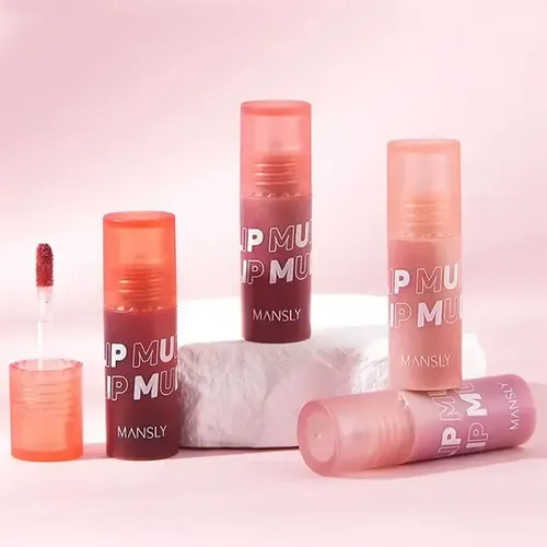 Mini Labial Liquido Mate Efecto Terciopelo Kawaii By Mansly Color Rosa B15