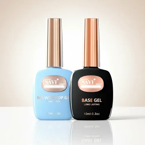 Base Y Top Coat Navi Esmalte Semipermanente Transparente10ml