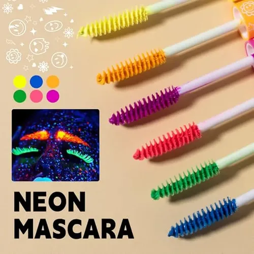Set De Rímel Líquido Mate, 6 Colores, Lápiz De Neón Uv, Colo