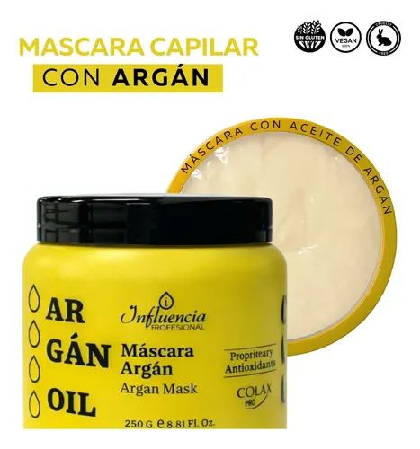 Kit 3 Máscaras Influencia 250g Extra Ácida, Argán, Keratina