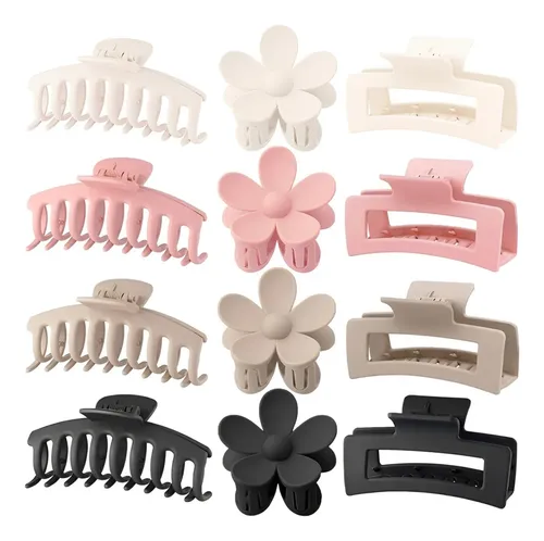 Broches Para Pelo Surtidos X12 Mujer