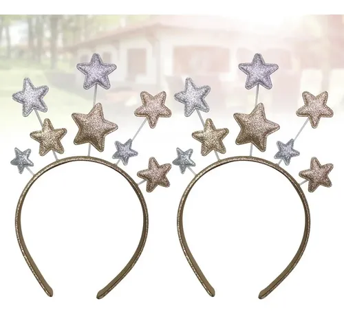 2 Diademas Para Niños Con Forma De Estrella De Pelo S