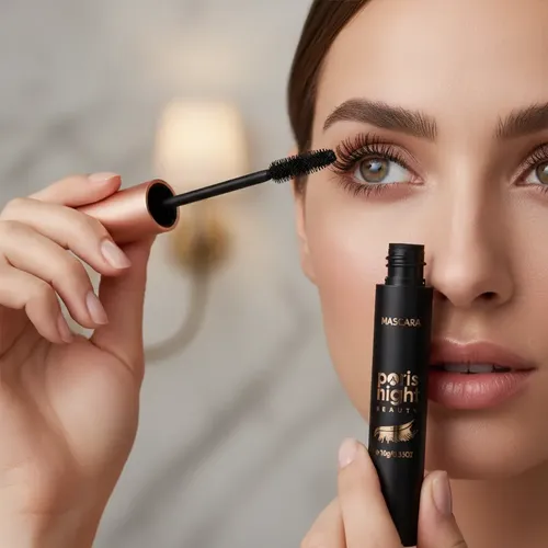 Mascara De Pestañas Paris Night Negro Intenso Negro