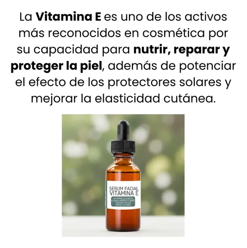 Vitamina E Facial Hidratante, Antioxidante Y Reparadora 50cc