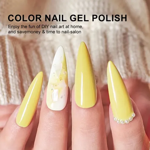 12 Colores Gel Semipermanente Con Lámparas Led Uñas